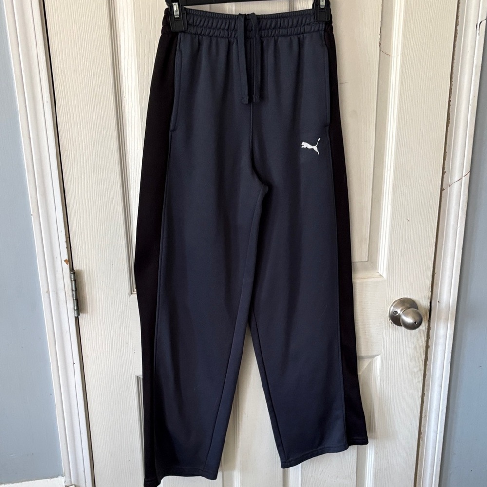Puma athletic pants. Gray and black. Size 14-16